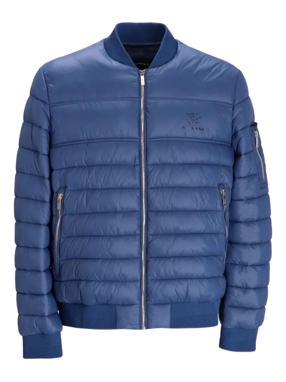 Стеганый бомбер KARL LAGERFELD, синий
Стеганый бомбер KARL LAGERFELD, синий