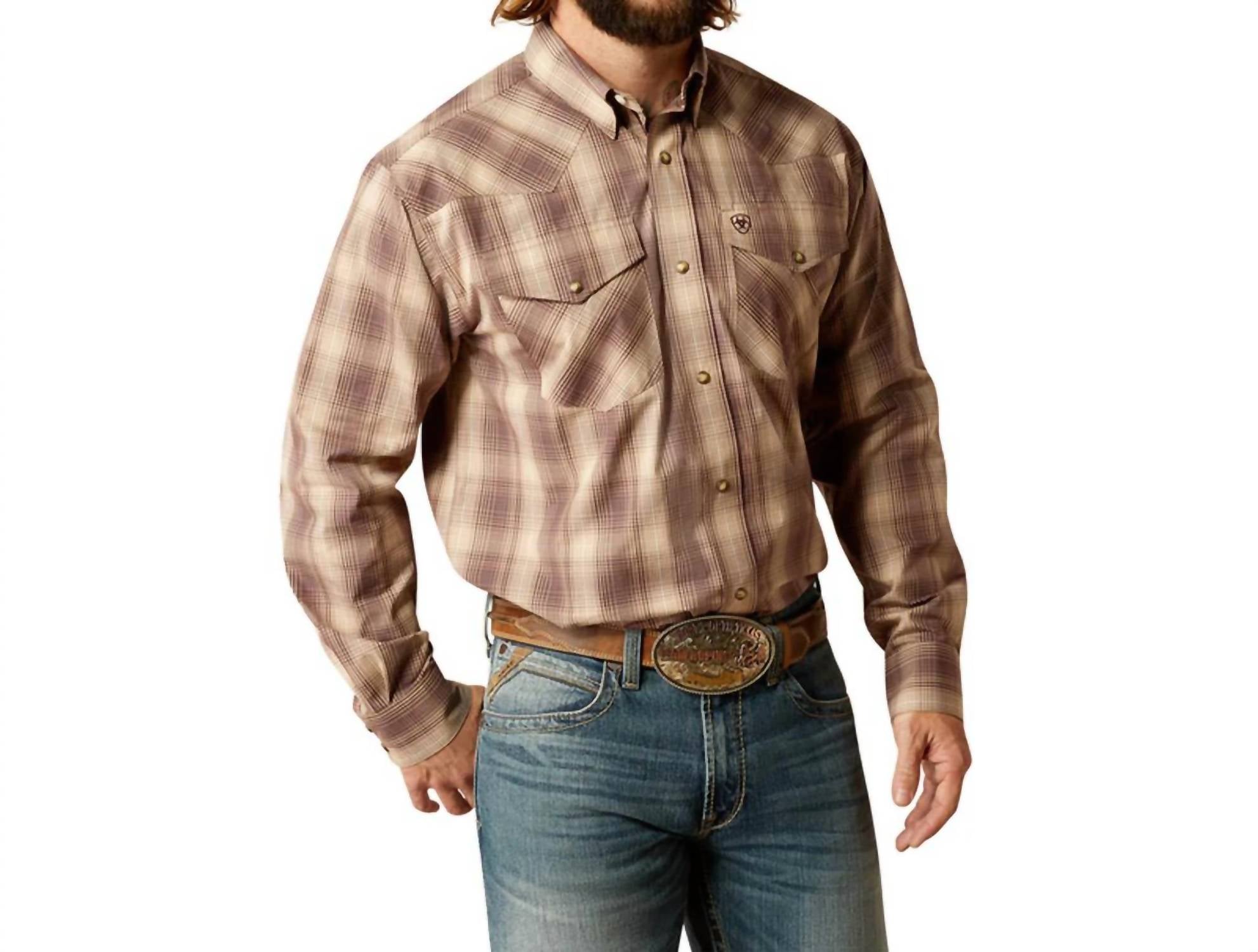 Футболка Pro Rex Snap коричневого цвета ARIAT
Футболка Pro Rex Snap коричневого цвета ARIAT