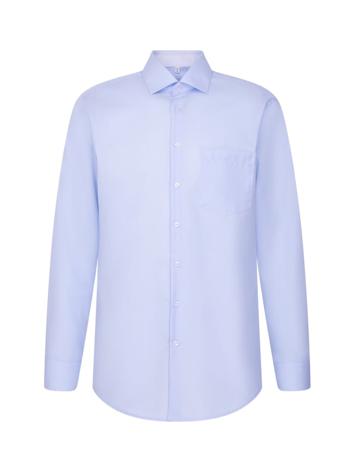 Рубашка New Kent Patch 5 светло-голубого цвета Seidensticker
Рубашка New Kent Patch 5 светло-голубого цвета Seidensticker