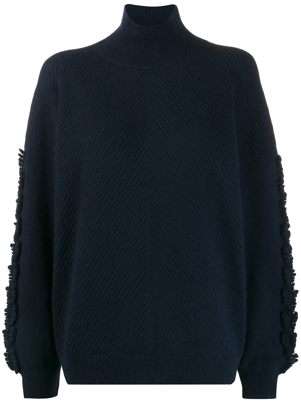 Джемпер с фактурными рукавами Barrie, синий
Джемпер с фактурными рукавами Barrie, синий