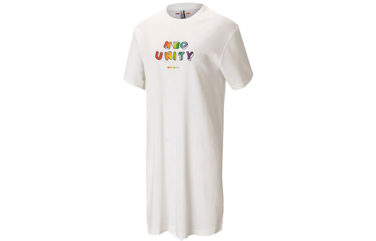 Женское белое платье с короткими рукавами Adidas Neo
Женское белое платье с короткими рукавами Adidas Neo