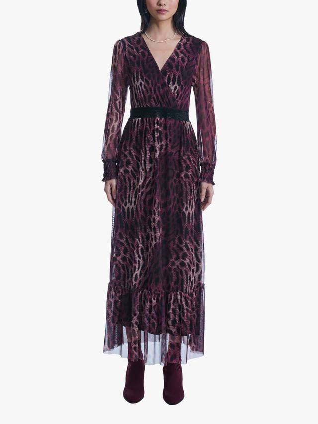 Платье макси из тюля с леопардовым принтом James Lakeland, бордовый
Платье макси из тюля с леопардовым принтом James Lakeland, бордовый