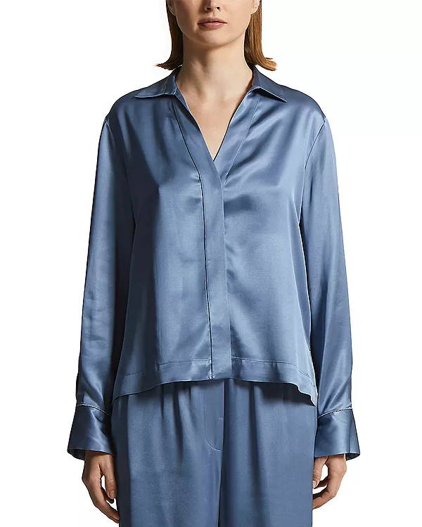 Атласная блузка Peserico, синий
Атласная блузка Peserico, синий