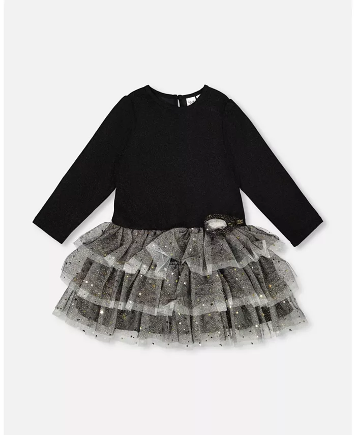 Платье для вечеринки Big Girls с блестящей сетчатой юбкой, черное Deux par Deux, черный
Платье для вечеринки Big Girls с блестящей сетчатой юбкой, черное Deux par Deux, черный