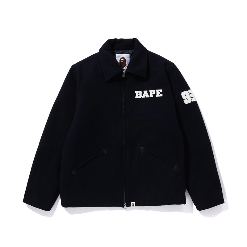 A BATHING APE Куртка Bape Bape Melton на молнии, Marine Blue/Navy
A BATHING APE Куртка Bape Bape Melton на молнии, Marine Blue/Navy
