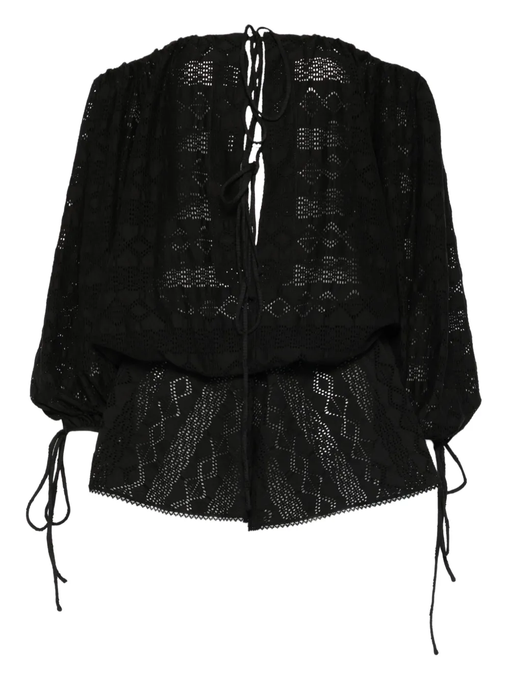 Ромпер Wilma с люверсами THE ANDAMANE, черный
Ромпер Wilma с люверсами THE ANDAMANE, черный