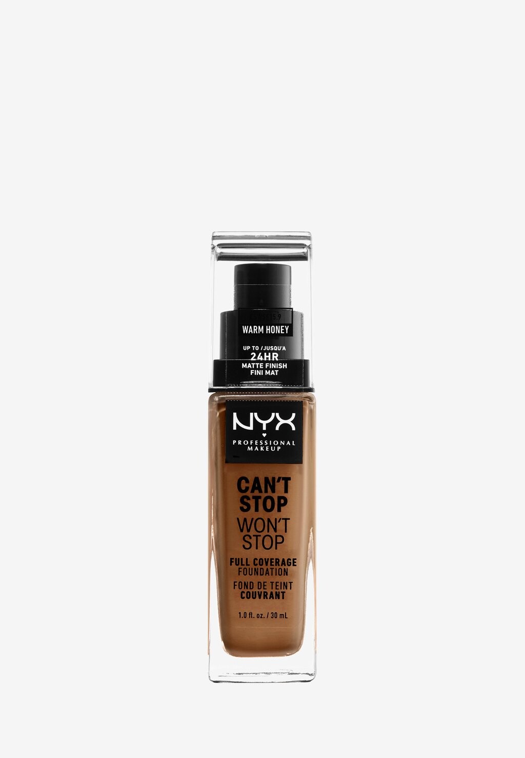 Тональный крем Can'T Stop Won'T Stop Foundation Nyx Professional Makeup, цвет 15.9 warm honey
Тональный крем Can'T Stop Won'T Stop Foundation Nyx Professional Makeup, цвет 15.9 warm honey