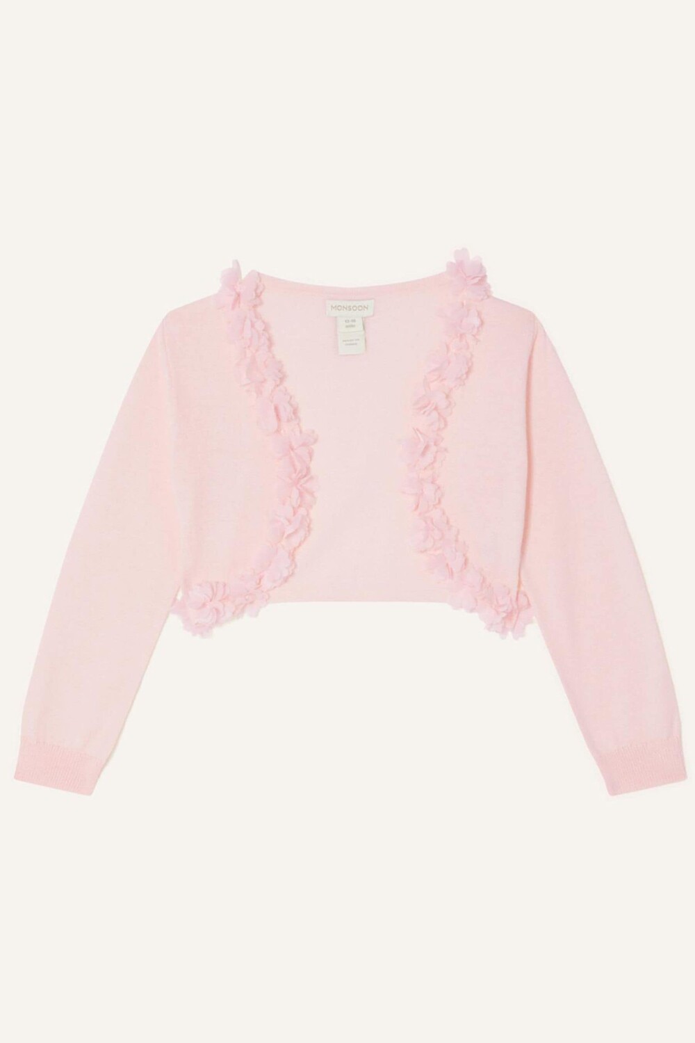 Детский кардиган с 3d цветочной отделкой Monsoon, розовый
Детский кардиган с 3d цветочной отделкой Monsoon, розовый
