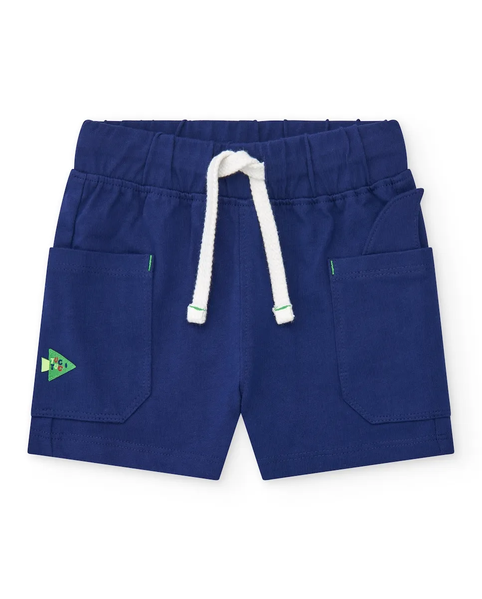 Детские шорты с карманами и регулируемым шнурком Tuc Tuc, темно-синий
Детские шорты с карманами и регулируемым шнурком Tuc Tuc, темно-синий
