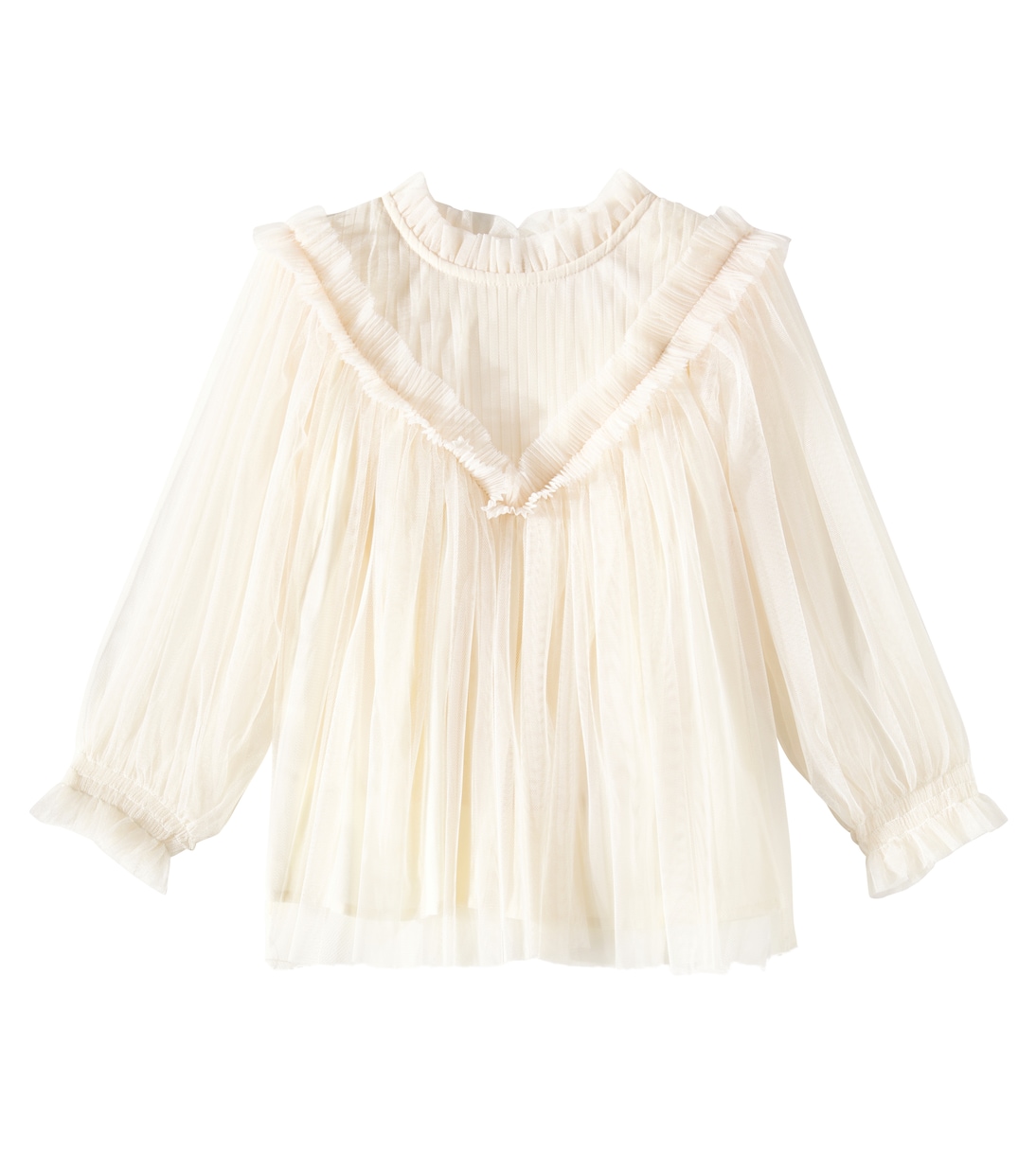 Топ с оборками от Сандры C'era Una Volta, кремовый
Топ с оборками от Сандры C'era Una Volta, кремовый