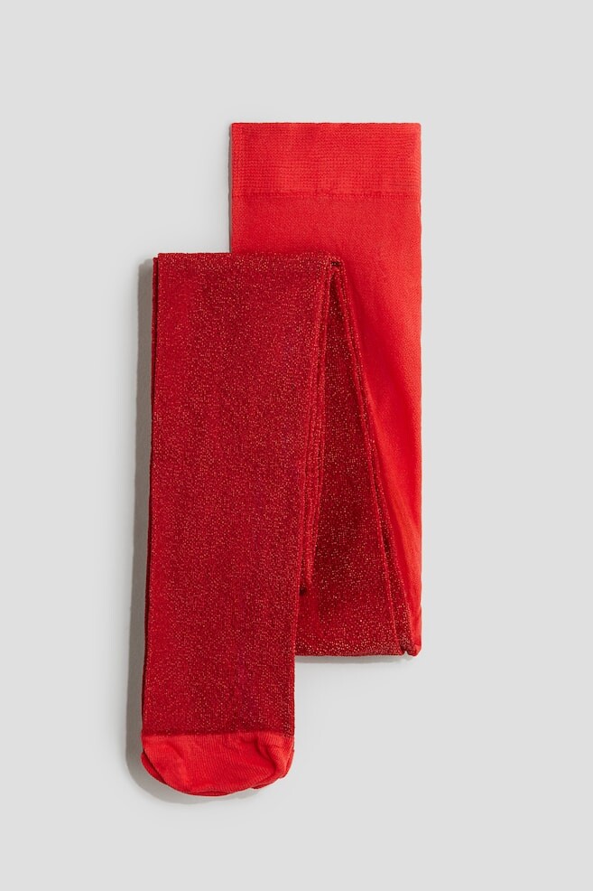 Блестящие колготки H&M, красный 
Блестящие колготки H&M, красный