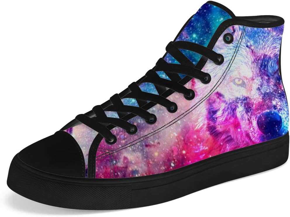 Мужские и женские высокие кеды Galaxy Wolf из ткани на шнуровке, повседневная обувь Chebing, 611 Multicolor
Мужские и женские высокие кеды Galaxy Wolf из ткани на шнуровке, повседневная обувь Chebing, 611 Multicolor