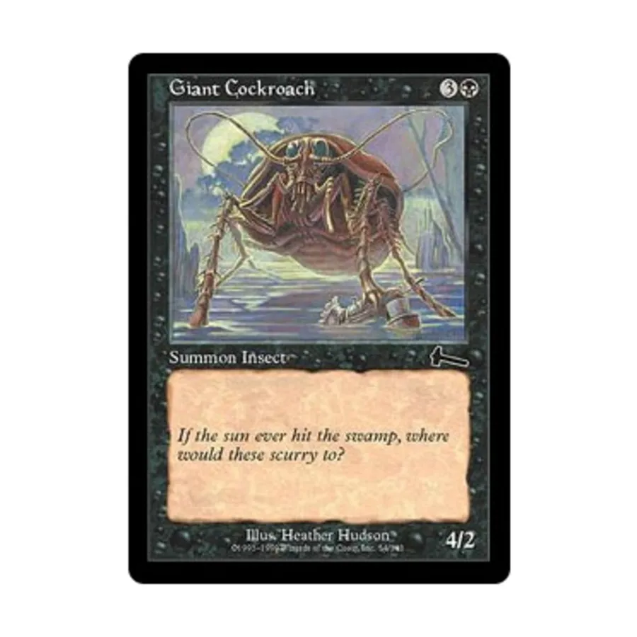 CCG Гигантский таракан (С), MTG - Urza's Legacy
CCG Гигантский таракан (С), MTG - Urza's Legacy