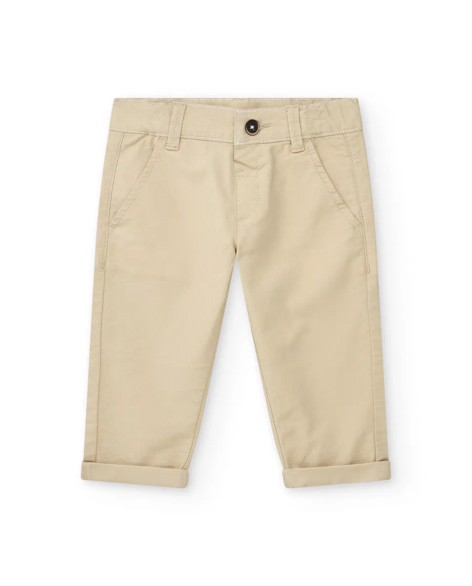 Брюки для мальчиков с карманами и закатанными краями Tuc tuc, бежевый
Брюки для мальчиков с карманами и закатанными краями Tuc tuc, бежевый