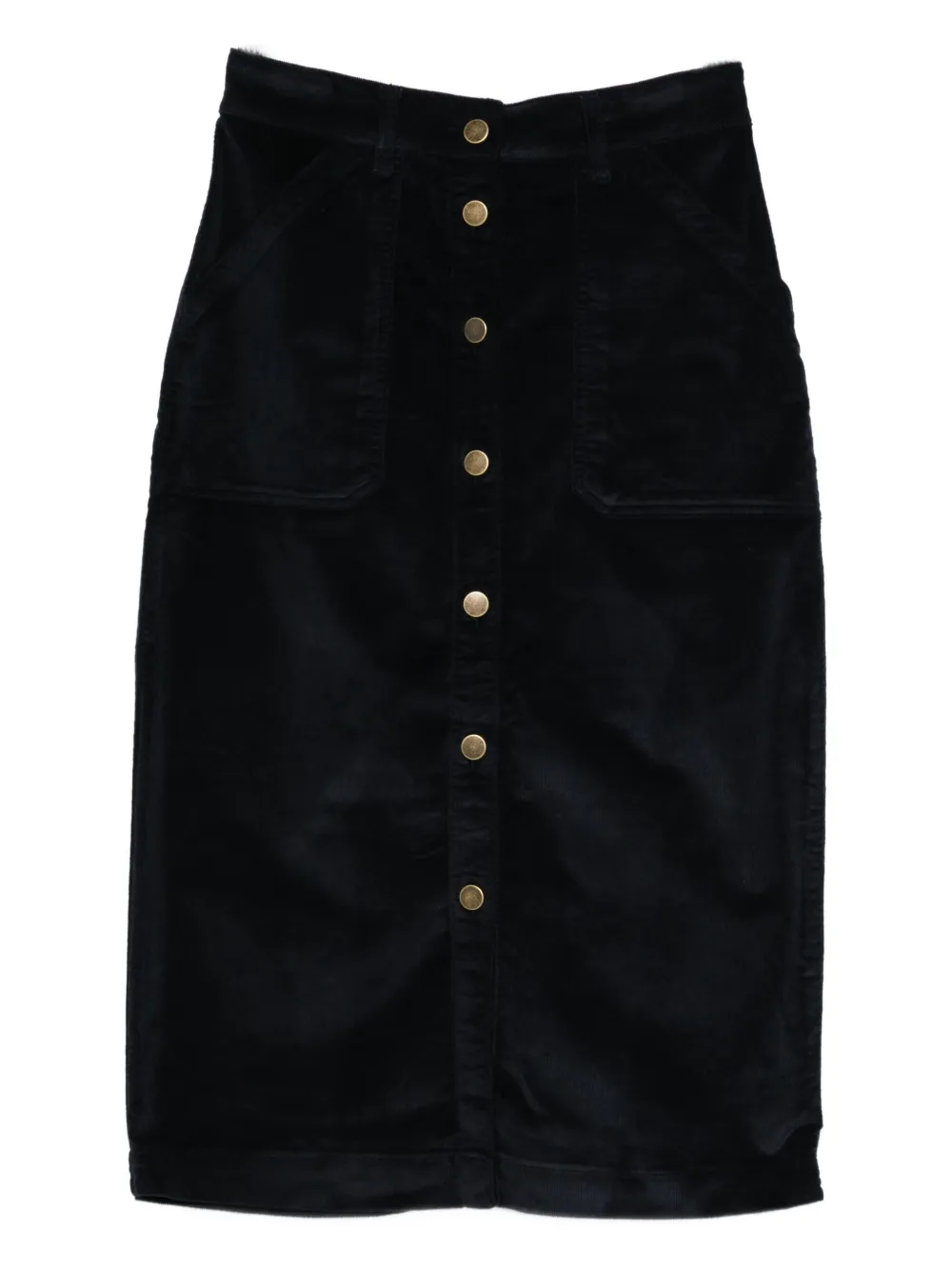 Юбка миди с пуговицами спереди MAISON HOTEL, синий
Юбка миди с пуговицами спереди MAISON HOTEL, синий
