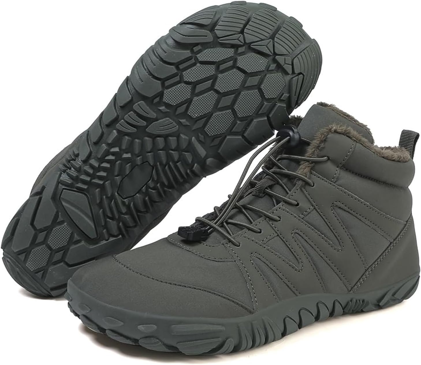 Женские и мужские ботинки с утеплителем из меха, зимние снежные ботинки, водонепроницаемые, с нескользящей подошвой на платформе, ботильоны с нулевым перепадом, широкие носки, кроссовки без шнурков, для улицы, походов и прогулок Wabkderpu, зелен...
Женские и мужские ботинки с утеплителем из меха, зимние снежные ботинки, водонепроницаемые, с нескользящей подошвой на платформе, ботильоны с нулевым перепадом, широкие носки, кроссовки без шнурков, для улицы, походов и прогулок Wabkderpu, зелен...