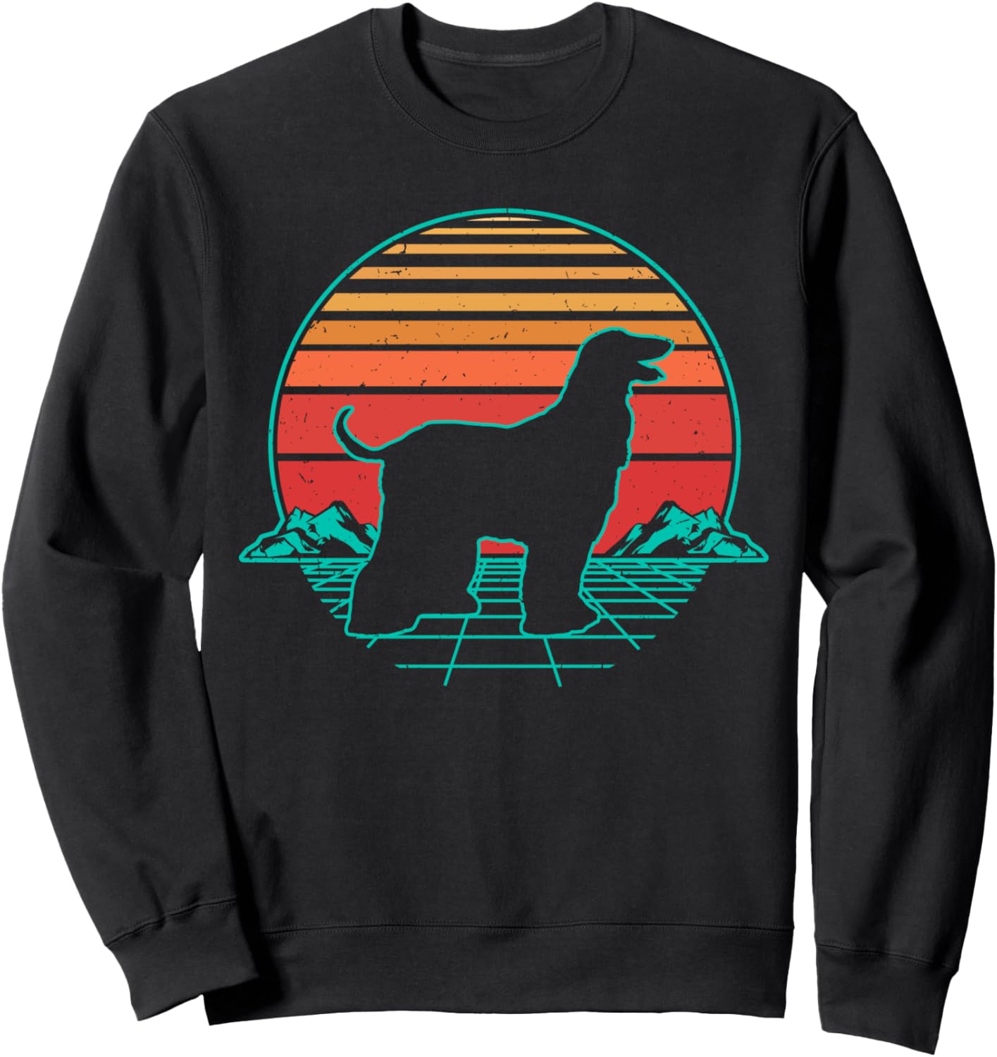 Толстовка в стиле ретро-винтаж с изображением щенка афганской борзой Retrowave Synthwave Afghan Hound, черный
Толстовка в стиле ретро-винтаж с изображением щенка афганской борзой Retrowave Synthwave Afghan Hound, черный
