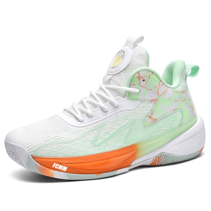 Противоскользящие износостойкие детские баскетбольные кроссовки для детей FCMM, белый/зеленый
Противоскользящие износостойкие детские баскетбольные кроссовки для детей FCMM, белый/зеленый
