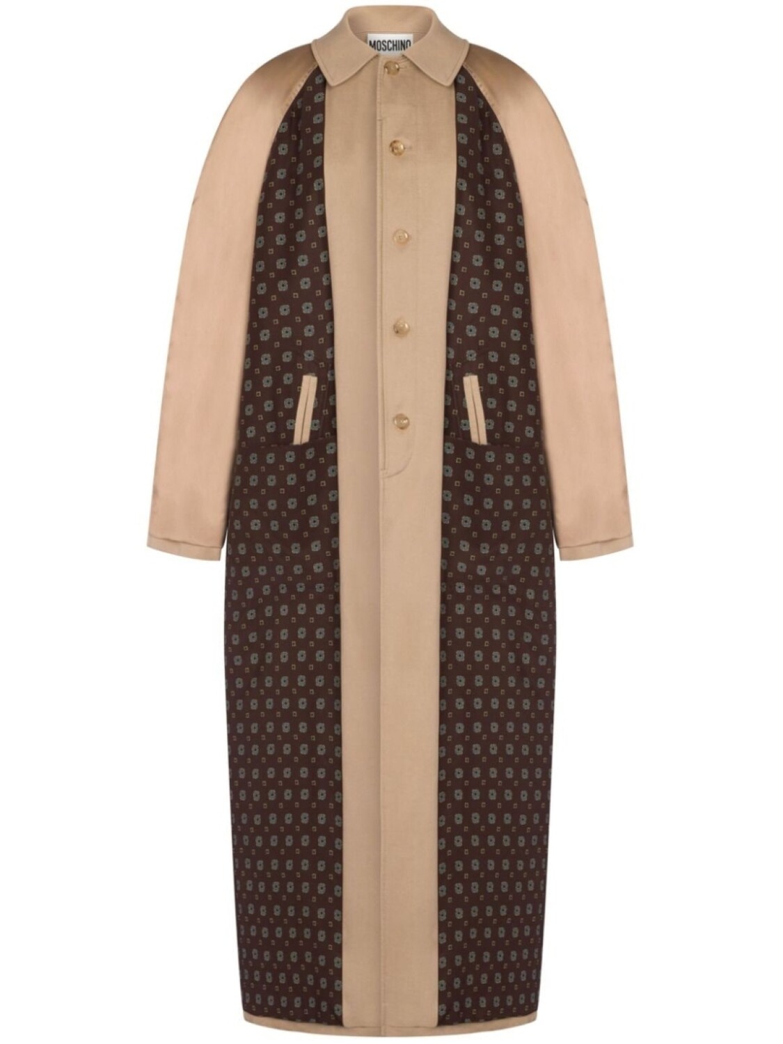 Moschino пальто с косым воротником, нейтральный цвет
Moschino пальто с косым воротником, нейтральный цвет
