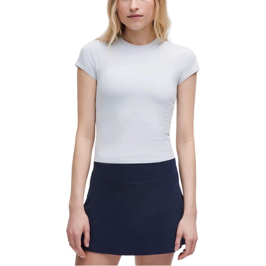 Обычная футболка женская Lululemon, синий
Обычная футболка женская Lululemon, синий