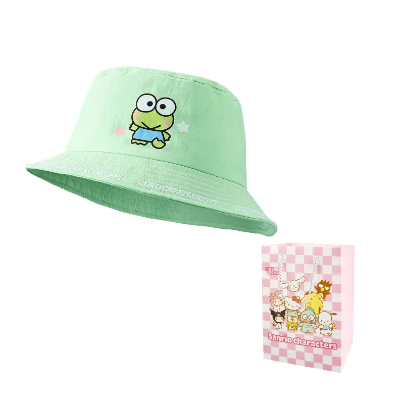 Sanrio Кепка-ведро унисекс из полиамида, Big-eyed Frog Fisherman Hat
Sanrio Кепка-ведро унисекс из полиамида, Big-eyed Frog Fisherman Hat