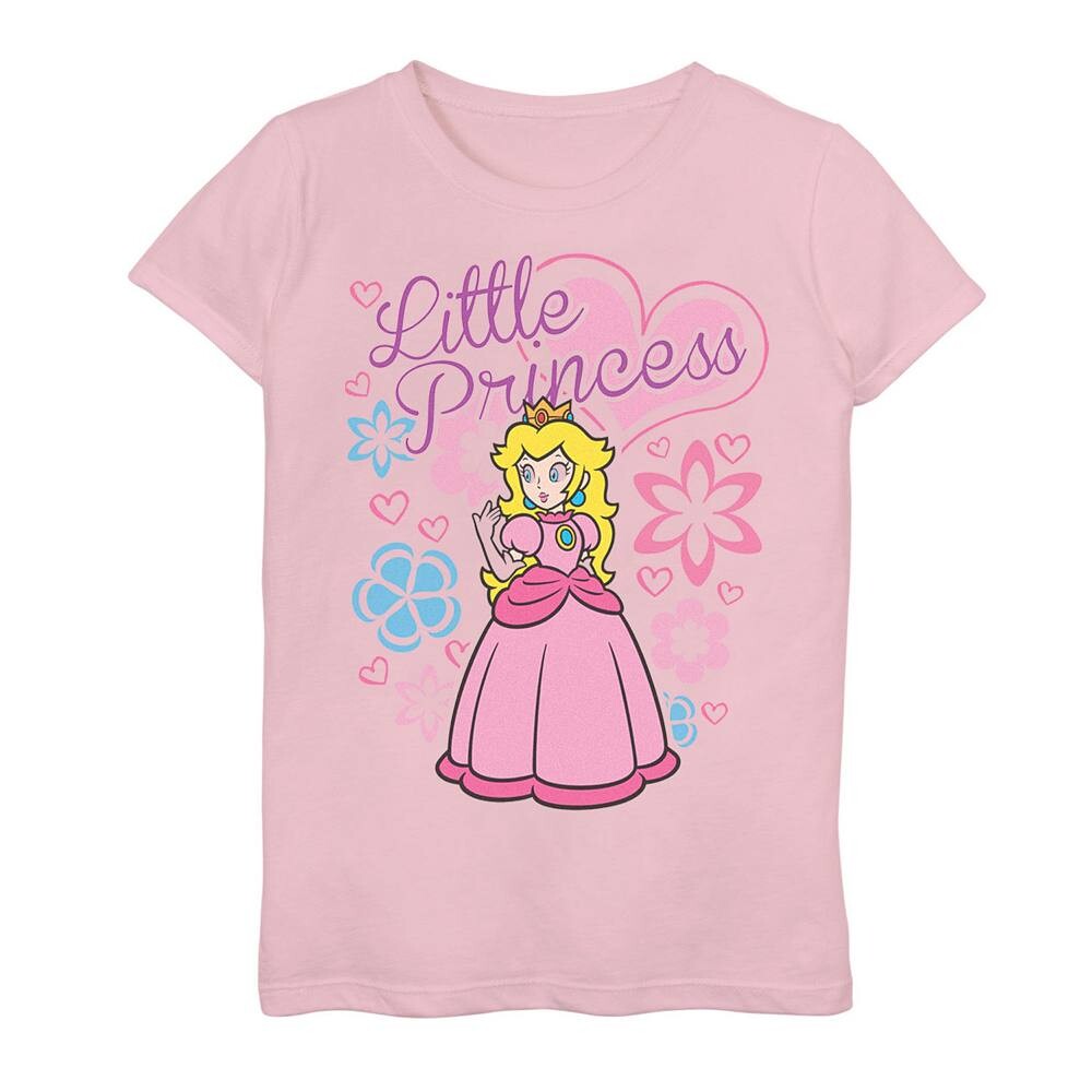 Футболка принцессы в персиковом цвете с розовым цветком для девочек 7–16 лет Licensed Character, розовый
Футболка принцессы в персиковом цвете с розовым цветком для девочек 7–16 лет Licensed Character, розовый