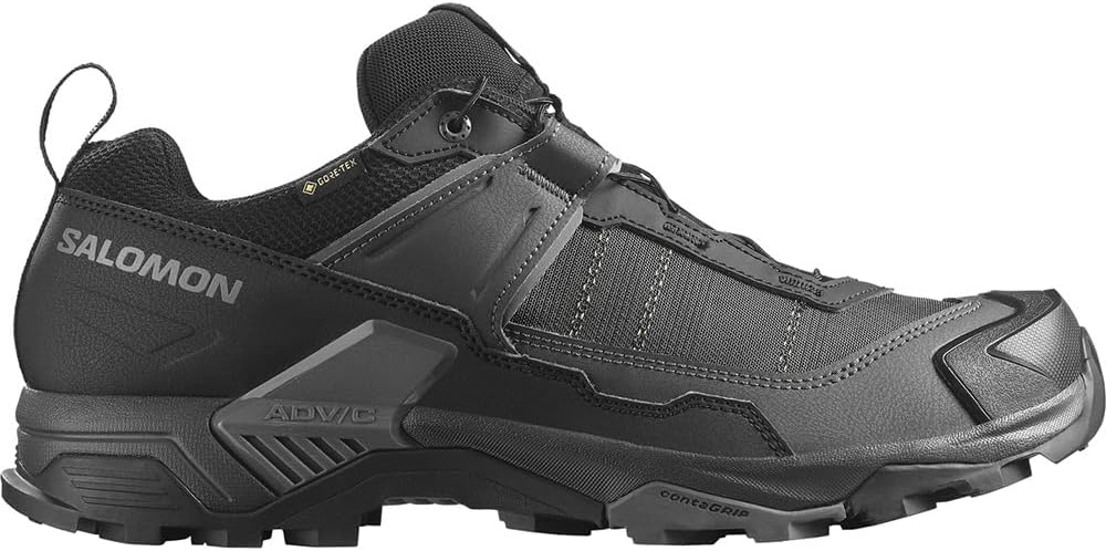 Salomon Mens X Ultra 5 GTX, Black/Asphalt/Castlerock
Salomon Mens X Ultra 5 GTX, Black/Asphalt/Castlerock