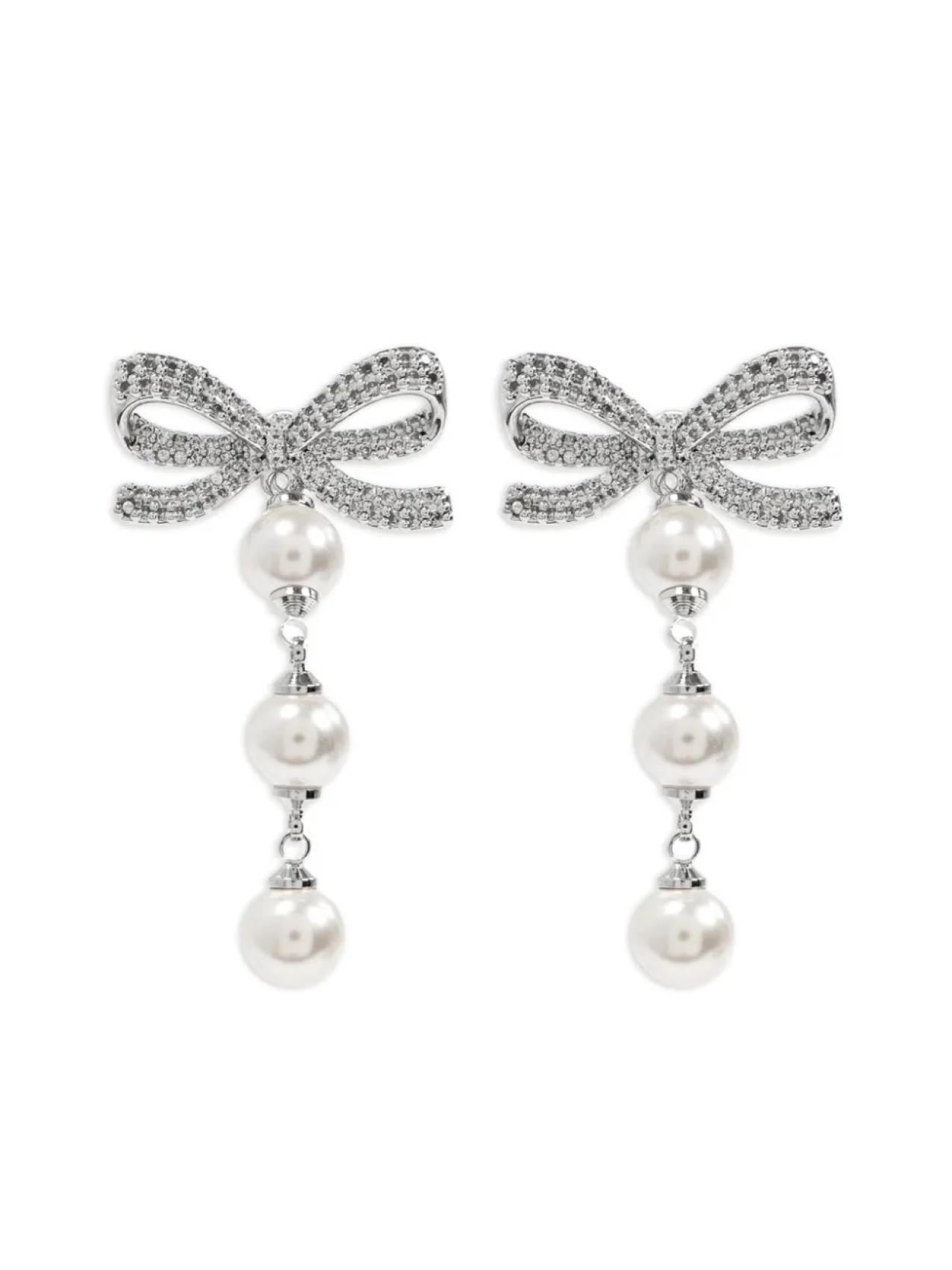 Серьги-бантики с ярусами Self-Portrait, белый
Серьги-бантики с ярусами Self-Portrait, белый