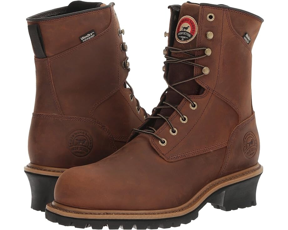 Ботинки Irish Setter Mesabi 8" Waterproof Soft-Toe Logger Work EH, коричневый
Ботинки Irish Setter Mesabi 8" Waterproof Soft-Toe Logger Work EH, коричневый