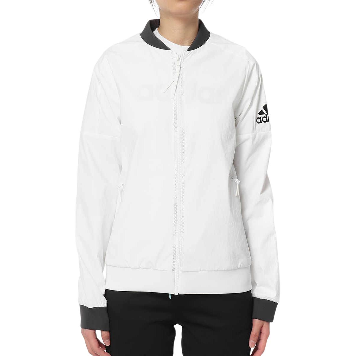 Бейсбольная куртка женская белая Adidas
Бейсбольная куртка женская белая Adidas