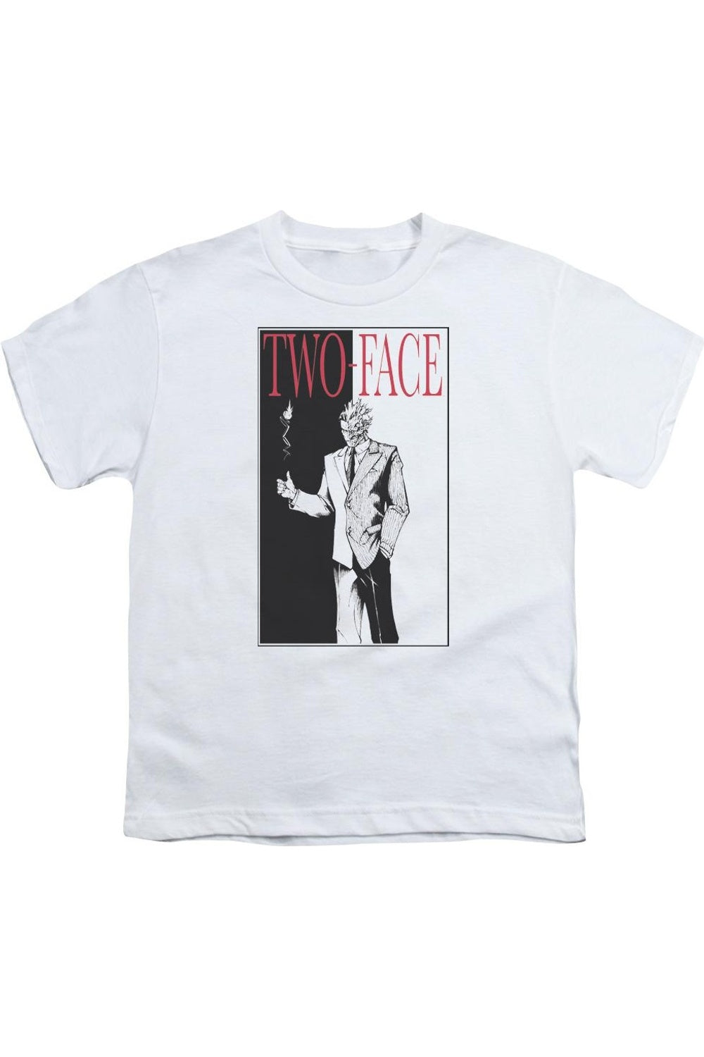 Футболка с коротким рукавом для детей "Бэтмен Двуликий" Gildan, белый
Футболка с коротким рукавом для детей "Бэтмен Двуликий" Gildan, белый