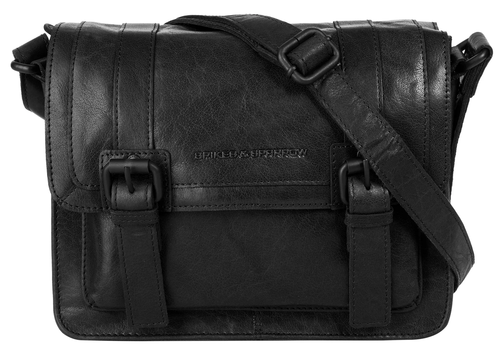Сумка через плечо Spikes & Sparrow, натуральная кожа, черный
Сумка через плечо Spikes & Sparrow, натуральная кожа, черный