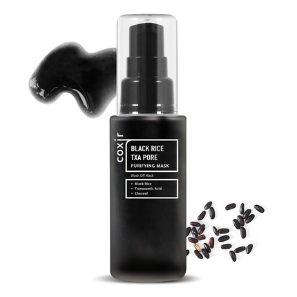 Маска для очищения пор Black Rice Txa с транексамовой кислотой 3-в-1 Детокс-сыворотка Coxir
Маска для очищения пор Black Rice Txa с транексамовой кислотой 3-в-1 Детокс-сыворотка Coxir