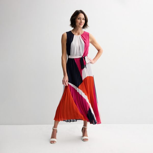 Женское платье миди из шифона без рукавов Sandra Darren, цвет pink orange abstract
Женское платье миди из шифона без рукавов Sandra Darren, цвет pink orange abstract