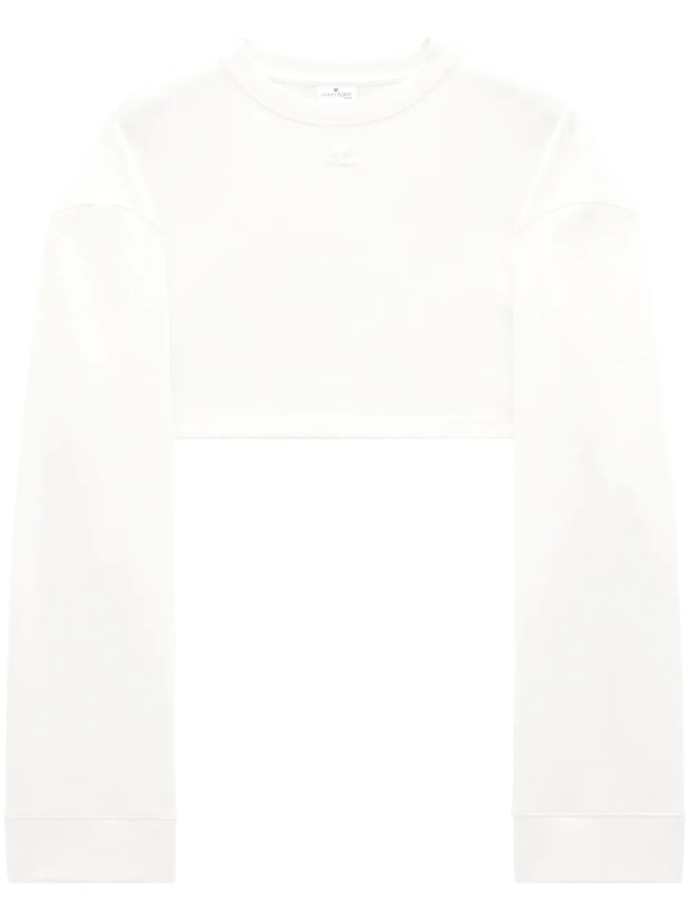 Укороченная толстовка Cocoon Courrèges, белый
Укороченная толстовка Cocoon Courrèges, белый