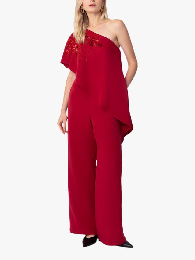 Асимметричный широкий комбинезон гвен Raishma, красный
Асимметричный широкий комбинезон гвен Raishma, красный