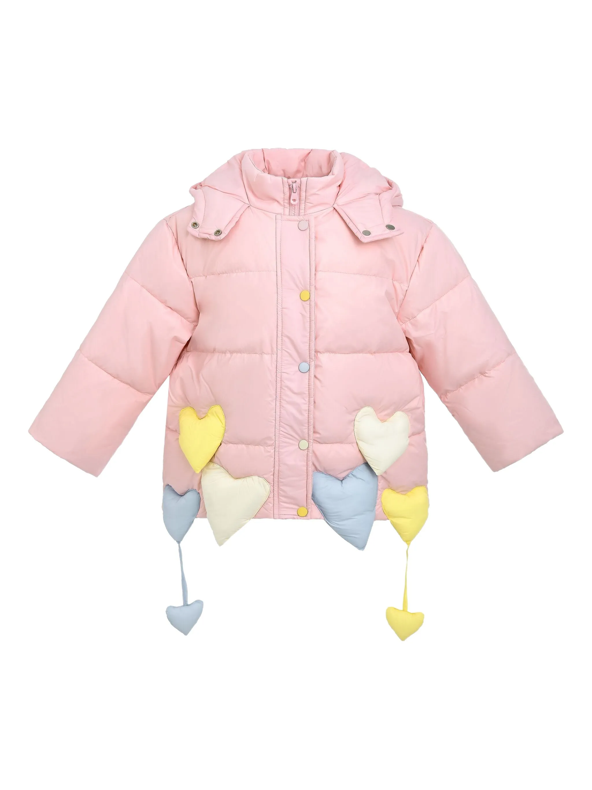 Пуховик с аппликацией Mimi Tutu, розовый
Пуховик с аппликацией Mimi Tutu, розовый