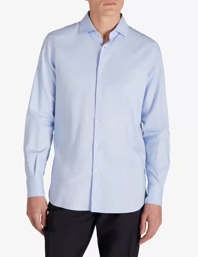 Glanshirt Облегающая рубашка из оксфордского хлопка Slowear, цвет Blu Chiaro
Glanshirt Облегающая рубашка из оксфордского хлопка Slowear, цвет Blu Chiaro