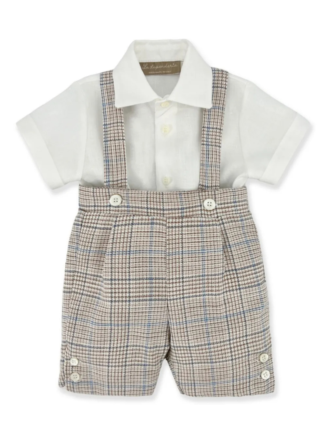 Комплект из хлопка и льна La Stupenderia, нейтральный
Комплект из хлопка и льна La Stupenderia, нейтральный