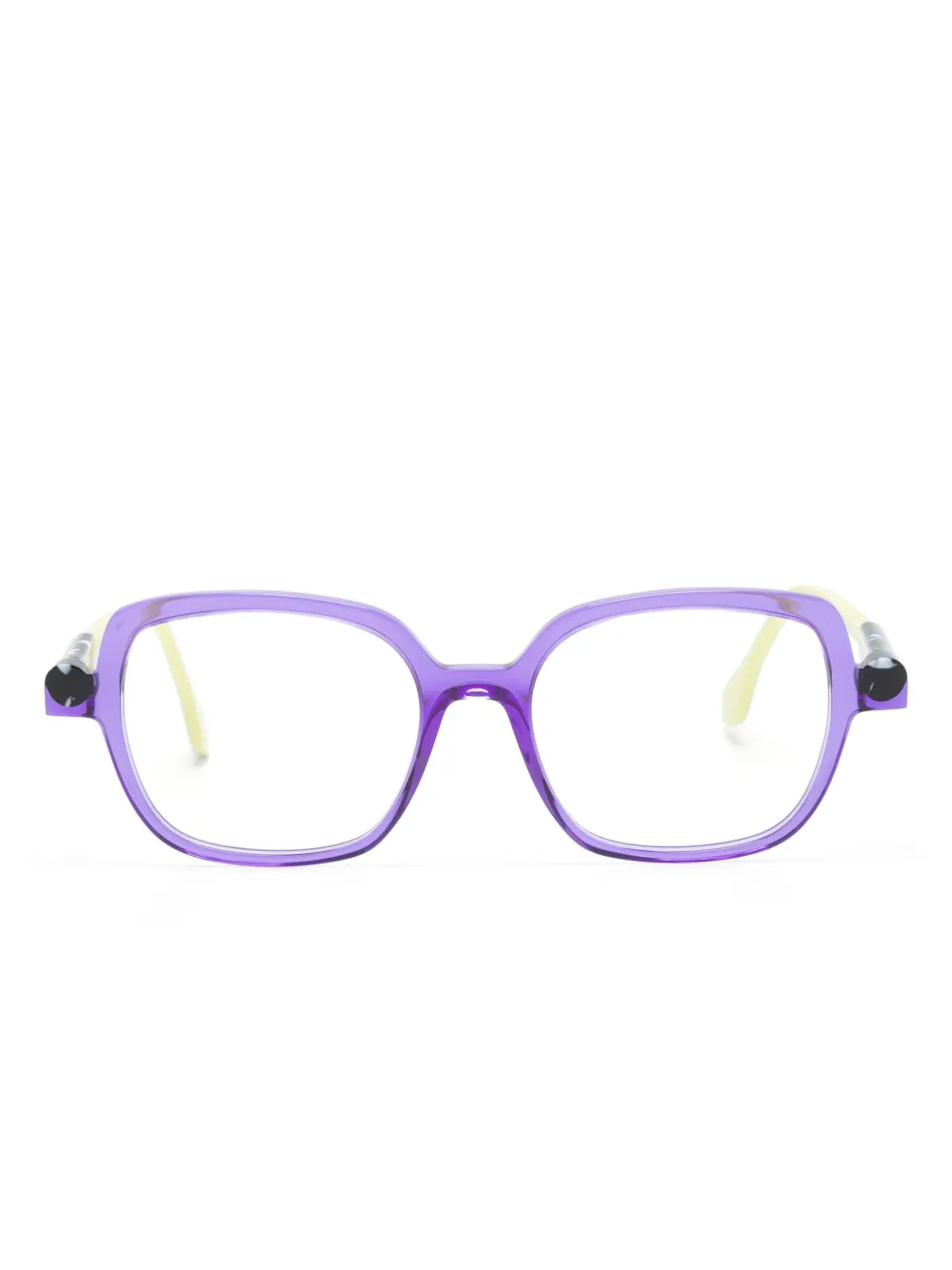 Очки в прямоугольной оправе с логотипом Face À Face, фиолетовый
Очки в прямоугольной оправе с логотипом Face À Face, фиолетовый