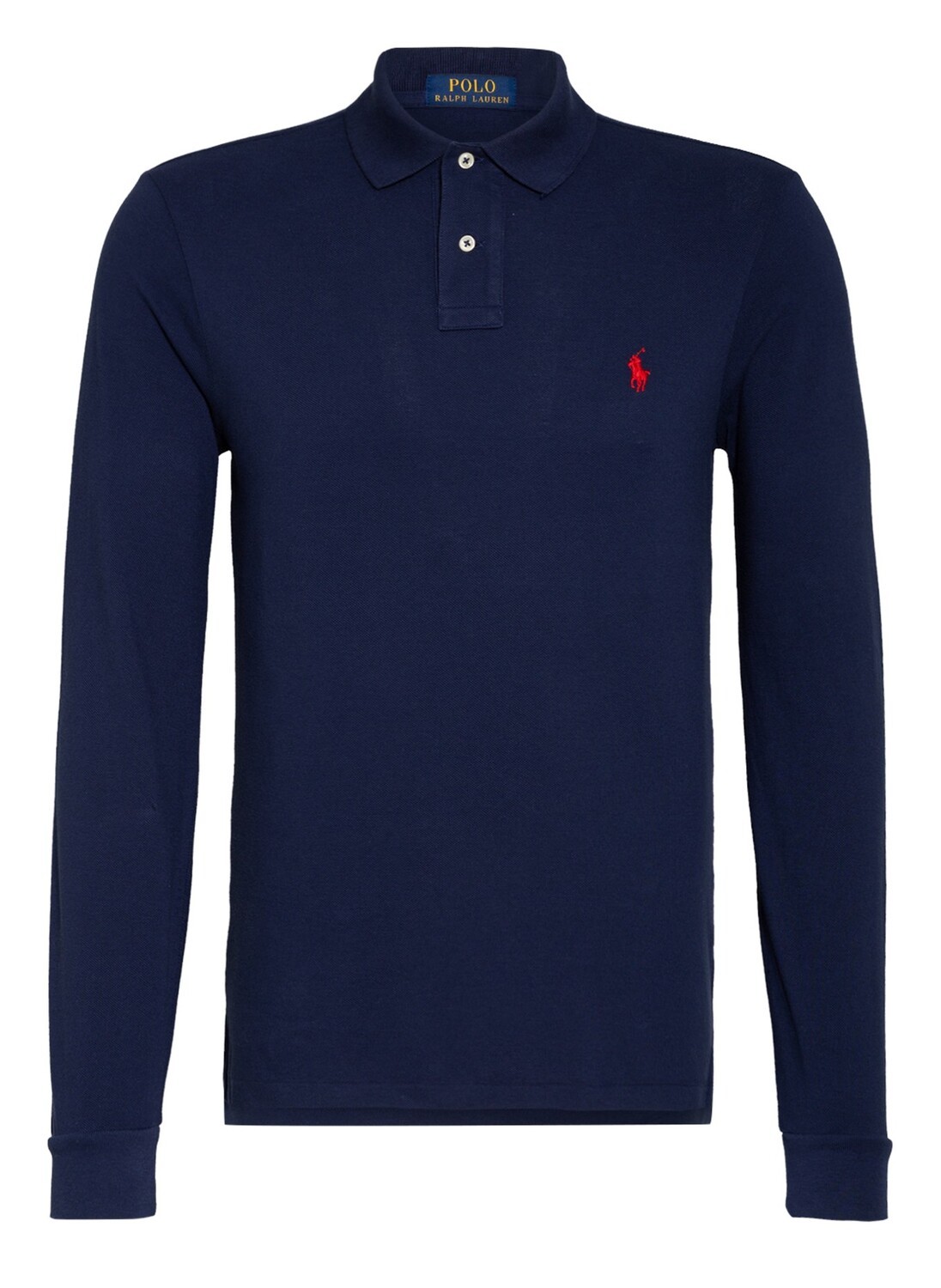 Рубашка поло POLO RALPH LAUREN Piqué Slim Fit, темно-синий 
Рубашка поло POLO RALPH LAUREN Piqué Slim Fit, темно-синий