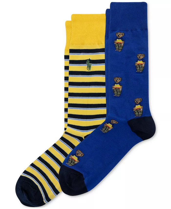 Мужские носки RL Surf Club Mini Bear, 2 пары Polo Ralph Lauren, синий
Мужские носки RL Surf Club Mini Bear, 2 пары Polo Ralph Lauren, синий