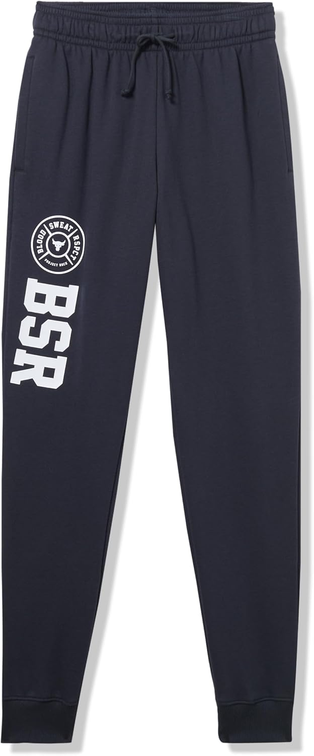 Мужские флисовые джоггеры Project Rock Rival от Under Armour, (001) Black/White
Мужские флисовые джоггеры Project Rock Rival от Under Armour, (001) Black/White