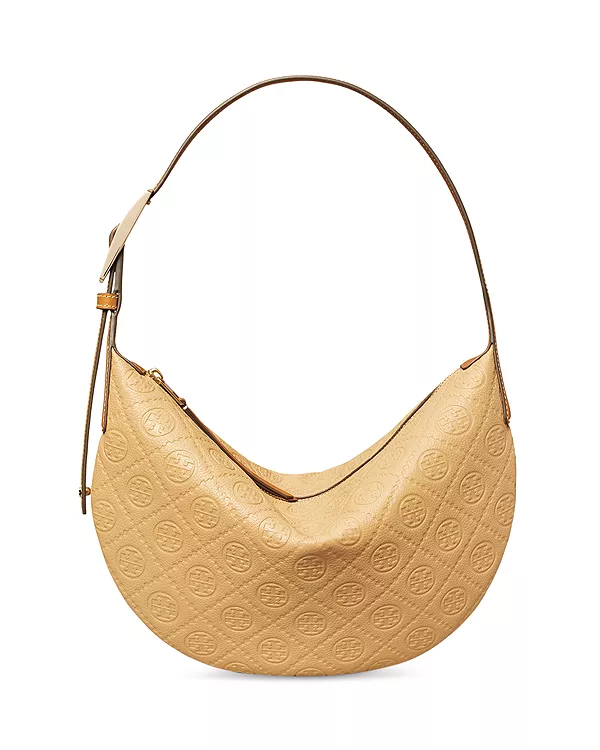 Маленькая сумка через плечо с монограммой T и узором "галька". Tory Burch, бежевый
Маленькая сумка через плечо с монограммой T и узором "галька". Tory Burch, бежевый