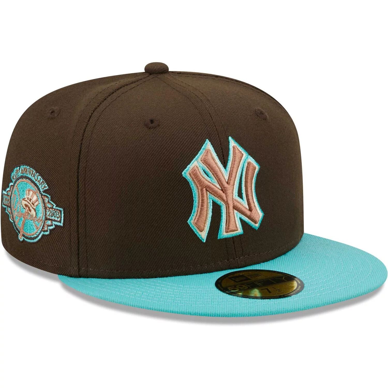 Мужская облегающая шляпа New Era коричнево-мятная New York Yankees Walnut Mint 59FIFTY
Мужская облегающая шляпа New Era коричнево-мятная New York Yankees Walnut Mint 59FIFTY