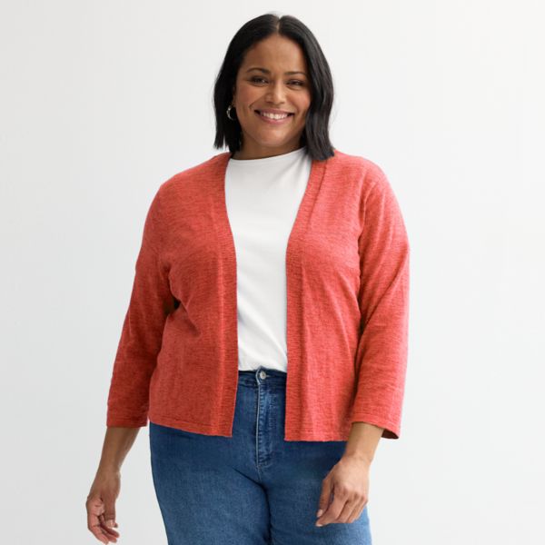 Кардиган больших размеров с открытым передом Croft & Barrow, цвет simply coral
Кардиган больших размеров с открытым передом Croft & Barrow, цвет simply coral