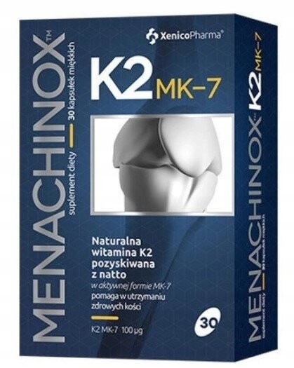 Менахинокс К2 МК-7, Добавка , 30 капсул Xenico Pharma
Менахинокс К2 МК-7, Добавка , 30 капсул Xenico Pharma