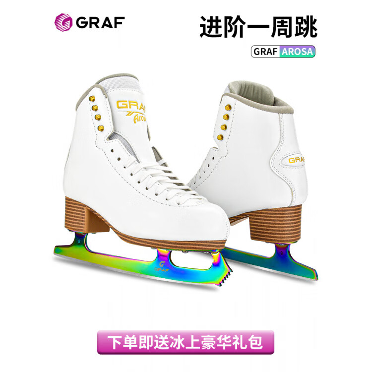 GRAF Коньки для фигурного катания arora, модель arosa, цвет white, размер 35
GRAF Коньки для фигурного катания arora, модель arosa, цвет white, размер 35