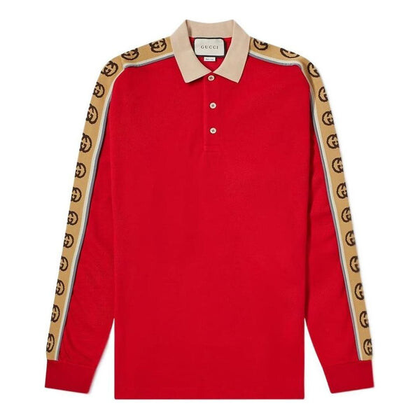 Рубашка поло long sleeve polo with interlocking g stripe 'red' Gucci, красный
Рубашка поло long sleeve polo with interlocking g stripe 'red' Gucci, красный