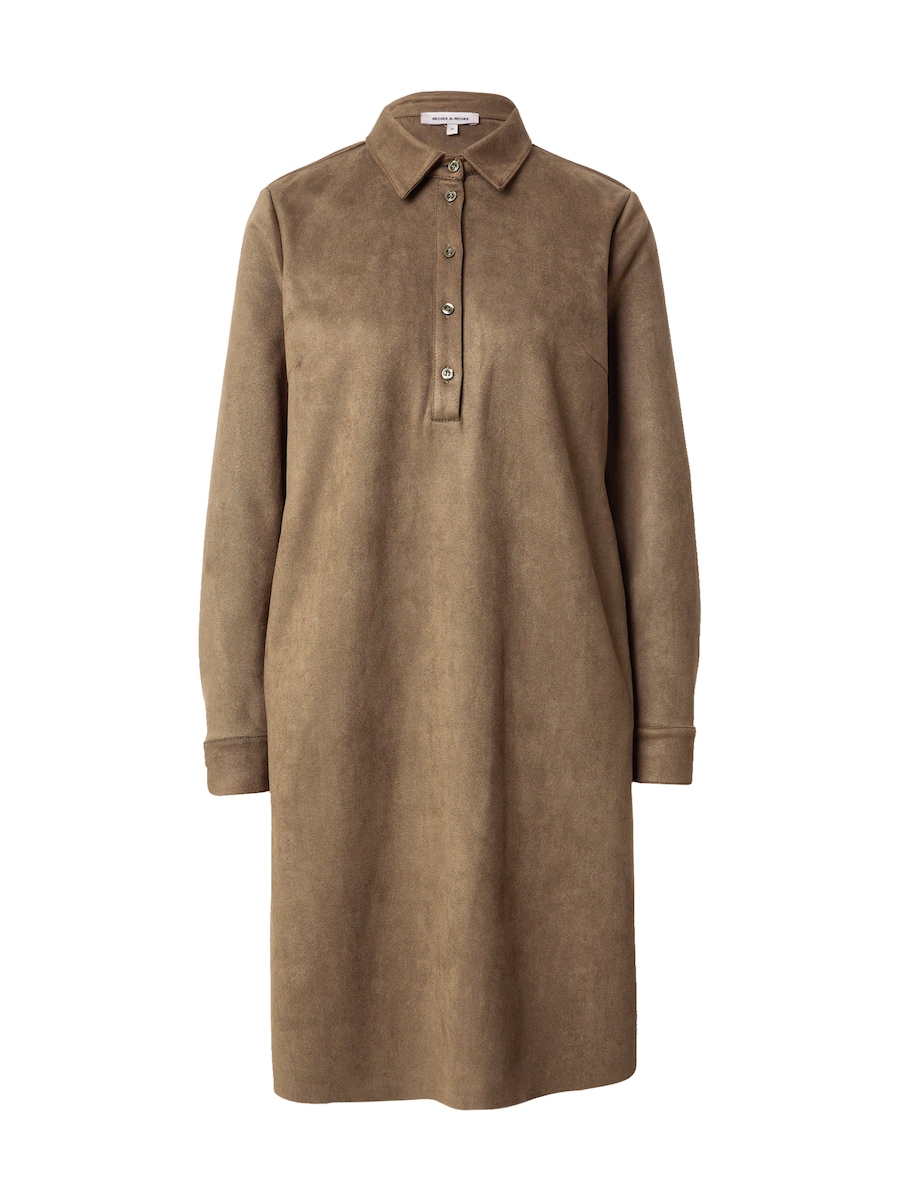 Платье-рубашка MORE & MORE, хаки
Платье-рубашка MORE & MORE, хаки
